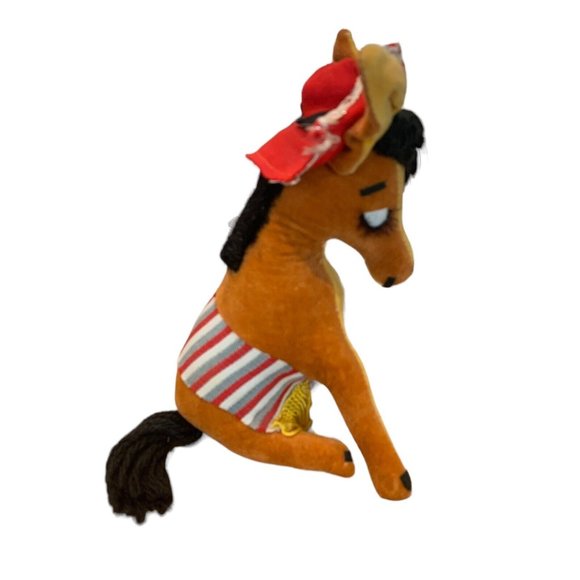 R Dakin Dream Pets Pancho 7" Donkey with Sombrero Stuffed Toy - Picture 4 of 4